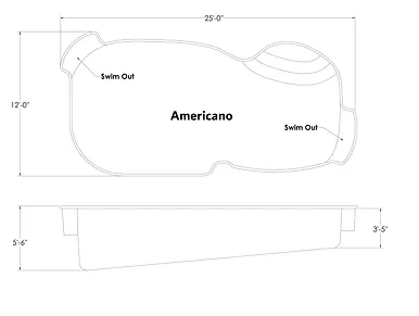 Watertite Fiberglass Pools - Americano