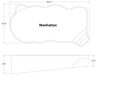 Watertite Fiberglass Pools - Manhattan