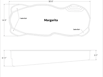 Watertite Fiberglass Pools - Margarita