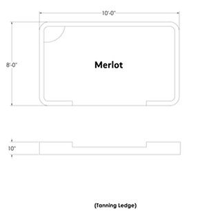 Watertite Fiberglass Pools - Merlot