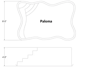 Watertite Fiberglass Pools - Paloma